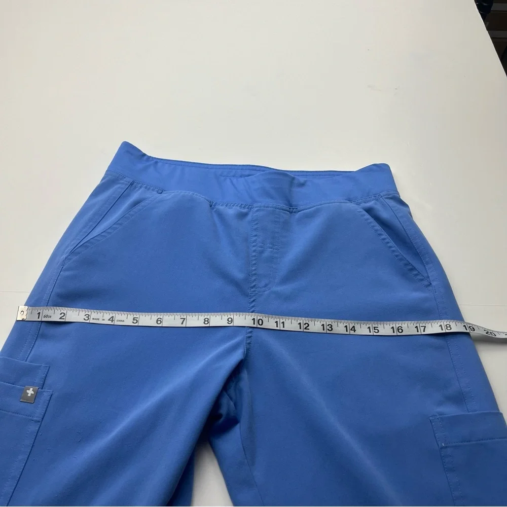 FIGS Technical‎ Collection Mens Axim Cargo Scrub Pant Size Small Blue *FLAWED
